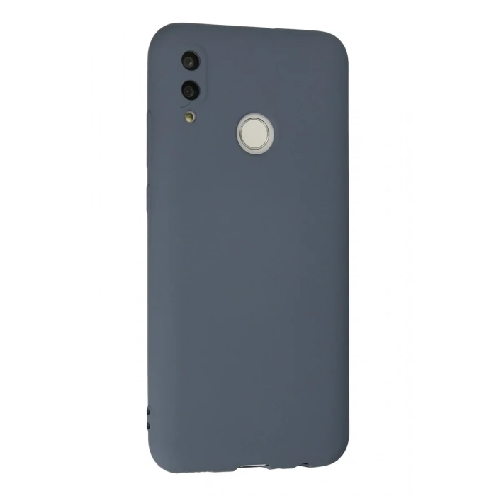 Newface Huawei P Smart 2019 Kılıf Nano içi Kadife Silikon - Gri