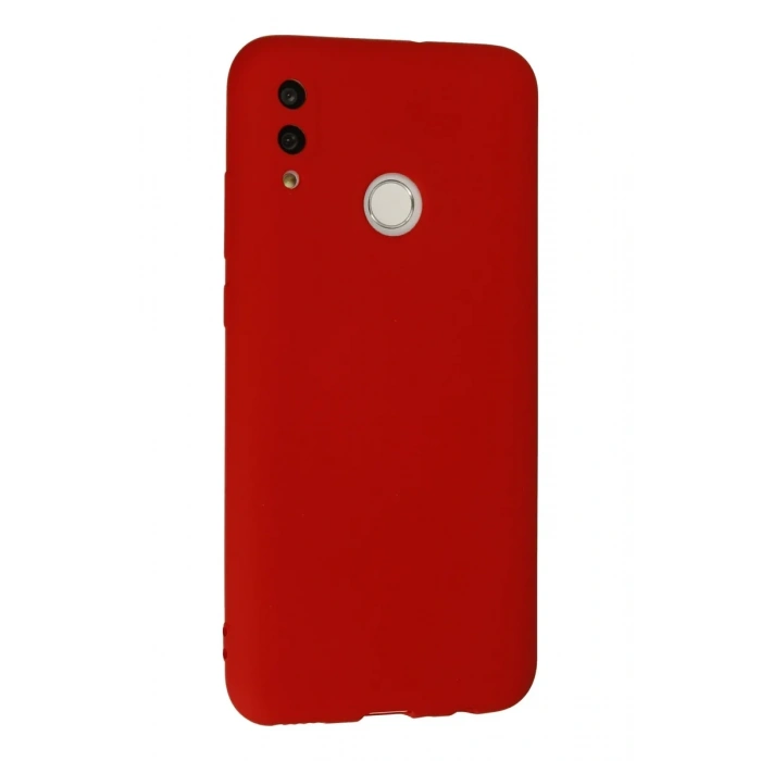Newface Huawei P Smart 2019 Kılıf Nano içi Kadife Silikon - Kırmızı