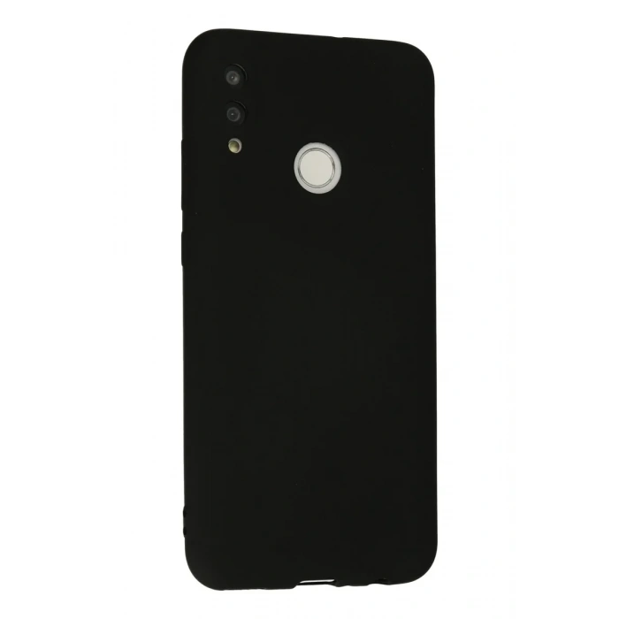 Newface Huawei P Smart 2019 Kılıf Nano içi Kadife Silikon - Siyah