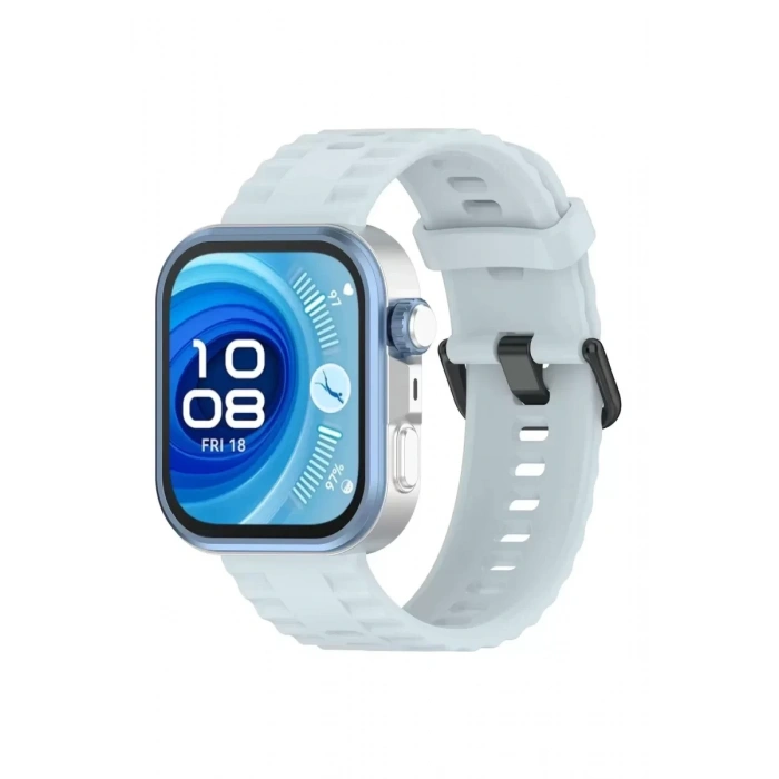 Newface Huawei Watch Fit 3 Klasik Kordon - Açık Mavi