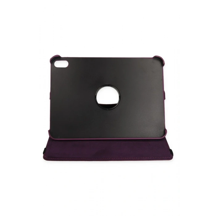 Newface iPad 2022 10.9 (10.nesil) Kılıf 360 Tablet Deri Kılıf - Mürdüm