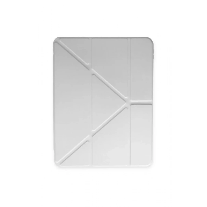 Newface iPad 2022 10.9 (10.nesil) Kılıf Kalemlikli Mars Tablet Kılıfı - Gri