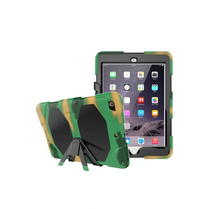 Newface iPad 5 Air 9.7 Kılıf Griffin Tablet Kapak - Kamuflaj