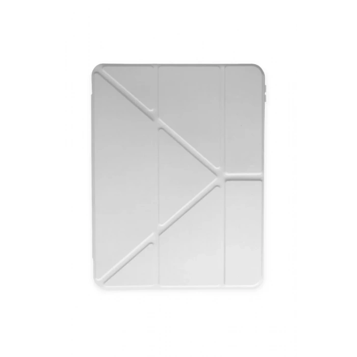 Newface iPad 9.7 (2018) Kılıf Kalemlikli Mars Tablet Kılıfı - Gri