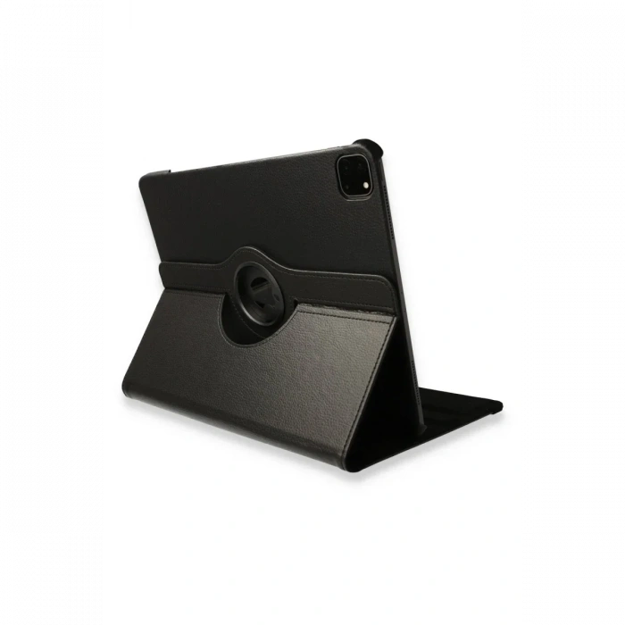 Newface iPad Pro 12.9 (2021) Kılıf 360 Tablet Deri Kılıf - Siyah