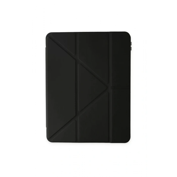 Newface iPad Pro 12.9 (2021) Kılıf Kalemlikli Mars Tablet Kılıfı - Siyah