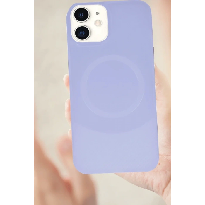 Newface iPhone 11 Kılıf Maya Karbon Kapak - Gri
