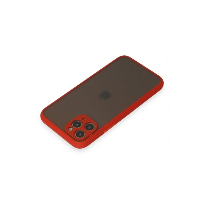 Newface iPhone 11 Pro Kılıf Montreal Silikon Kapak - Kırmızı