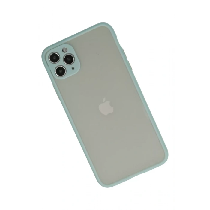 Newface iPhone 12 Pro Max Kılıf Montreal Silikon Kapak - Turkuaz
