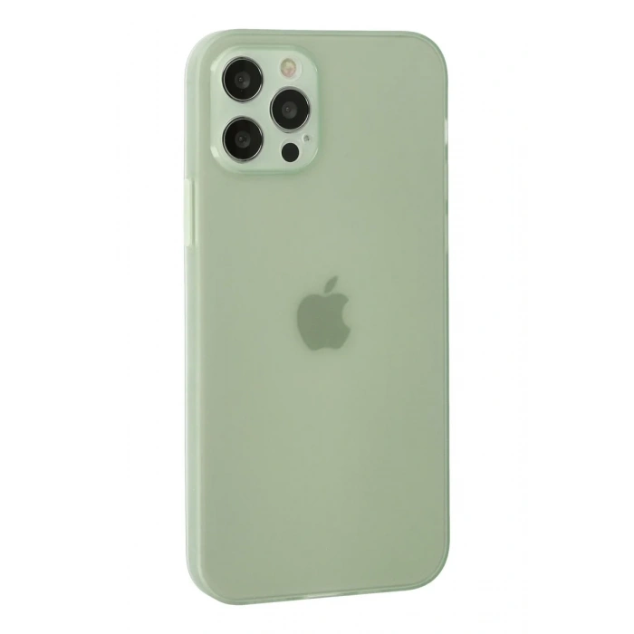 Newface iPhone 12 Pro Max Kılıf Puma Silikon - Açık Yeşil