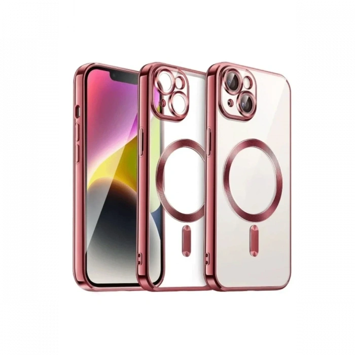 Newface iPhone 13 Kılıf Kross Magneticsafe Kapak - Kırmızı