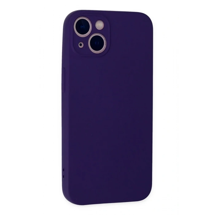 Newface iPhone 13 Mini Kılıf Nano içi Kadife Silikon - Mor
