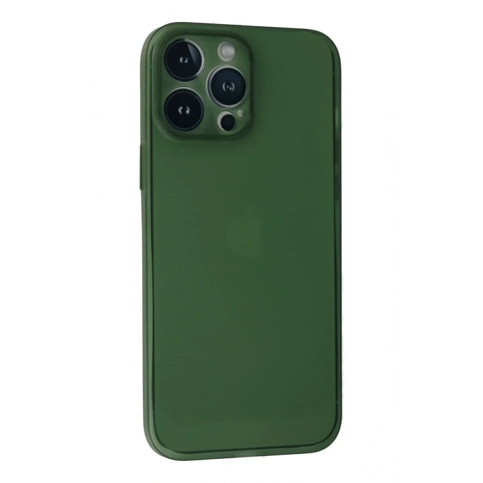 Newface iPhone 13 Pro Kılıf PP Ultra İnce Kapak - Yeşil