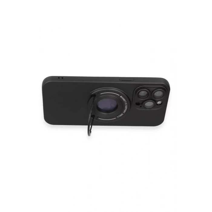 Newface iPhone 13 Pro Max Kılıf Lukka Magneticsafe Kapak - Siyah
