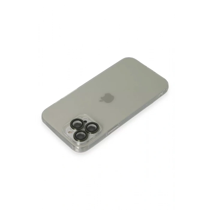 Newface iPhone 13 Pro Max Kılıf Luko Lens Silikon - Yeşil