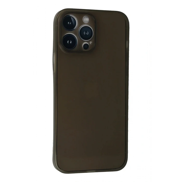 Newface iPhone 13 Pro Max Kılıf PP Ultra İnce Kapak - Gri