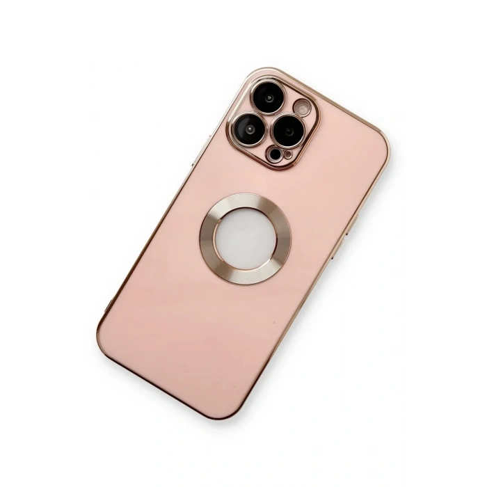 Newface iPhone 13 Pro Max Kılıf Store Silikon - Pembe