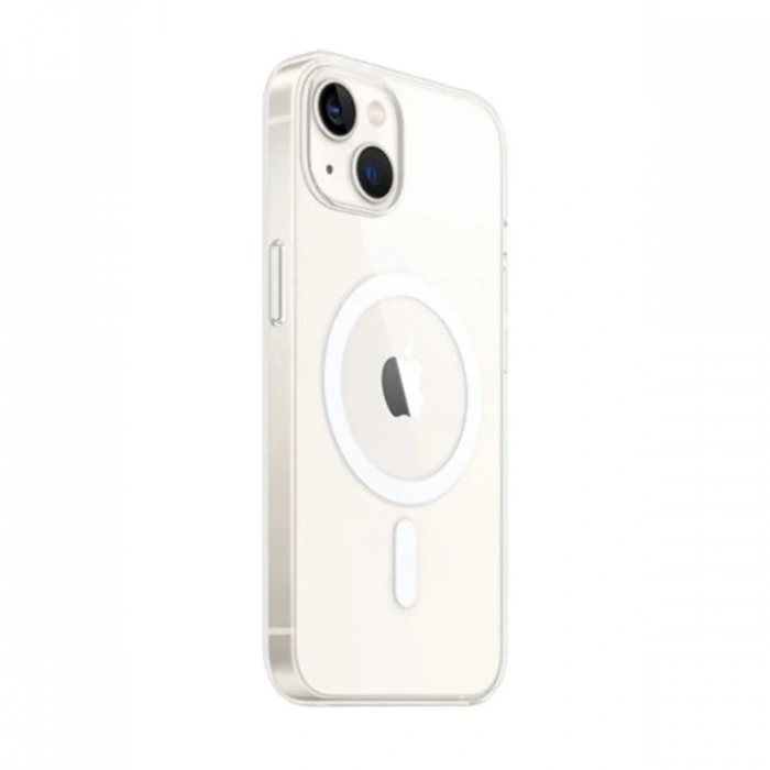 Newface iPhone 14 Kılıf Magneticsafe Şeffaf Silikon - Şeffaf