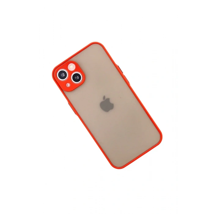 Newface iPhone 14 Kılıf Montreal Silikon Kapak - Kırmızı