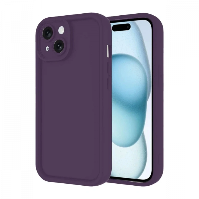 Newface iPhone 14 Kılıf Viera Silikon - Mor