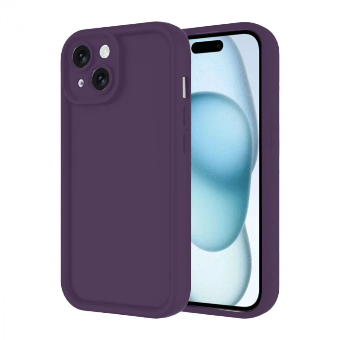 Newface iPhone 14 Kılıf Viera Silikon - Mor