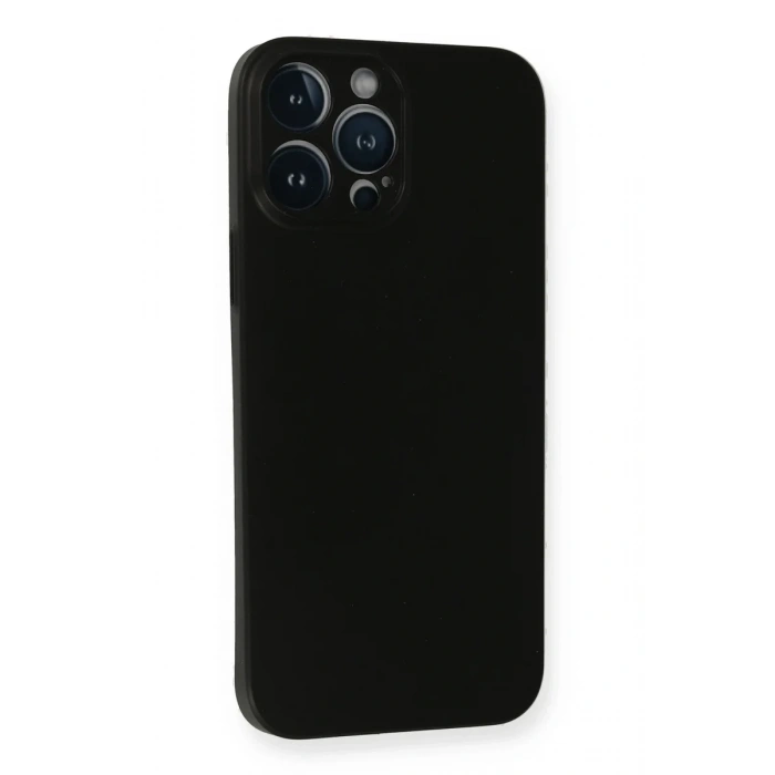 Newface iPhone 14 Pro Kılıf PP Ultra İnce Kapak - Siyah