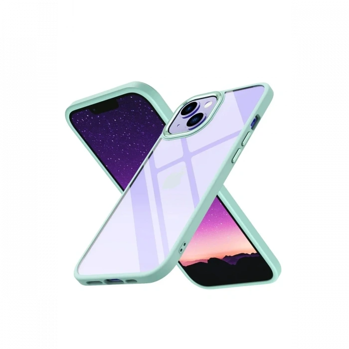 Newface iPhone 15 Kılıf Power Silikon - Yeşil