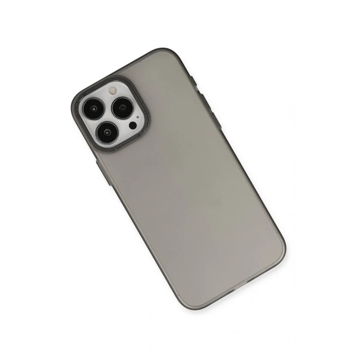 Newface iPhone 15 Pro Kılıf Modos Metal Kapak - Siyah