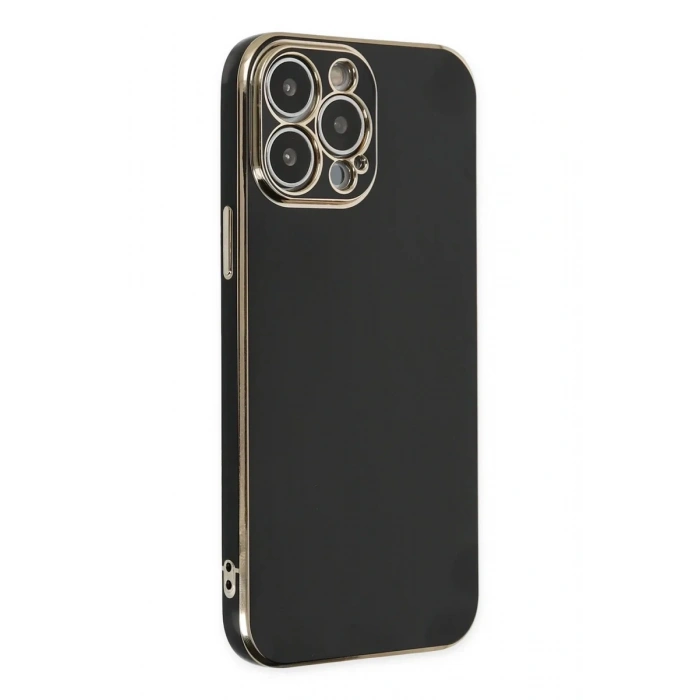 Newface iPhone 15 Pro Max Kılıf Volet Silikon - Siyah