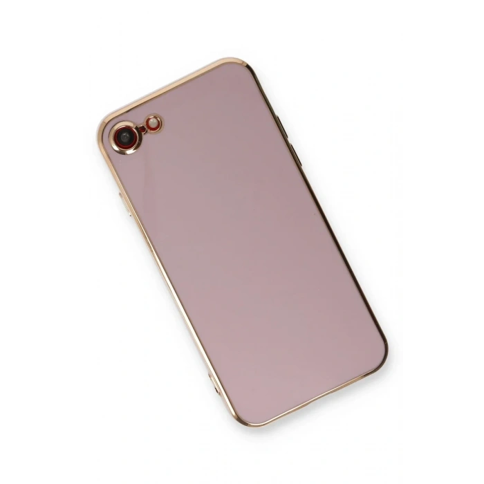 Newface iPhone 7 Kılıf Volet Silikon - Mor
