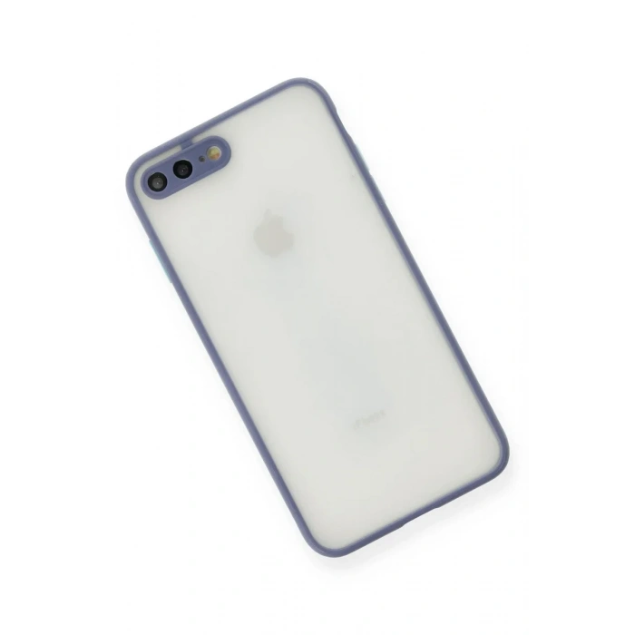 Newface iPhone 7 Plus Kılıf Montreal Silikon Kapak - Gri