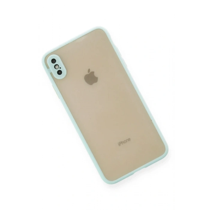 Newface iPhone X Kılıf Montreal Silikon Kapak - Turkuaz
