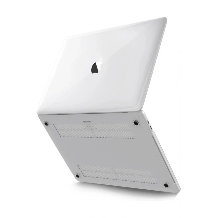 Newface Macbook Pro 14.2 2021 Macbook Buzlu Kapak - Şeffaf
