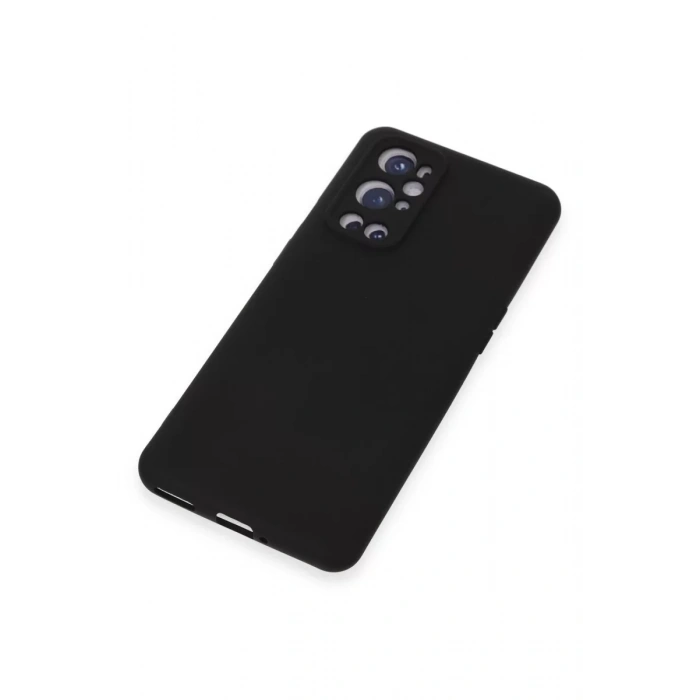 Newface One Plus 9 Pro Kılıf Nano içi Kadife Silikon - Siyah
