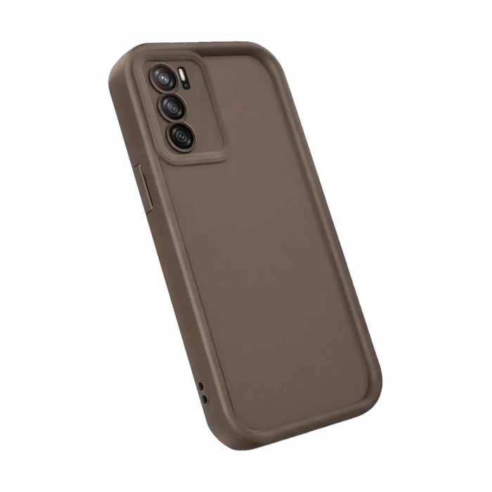 Newface Oppo A16 Kılıf Viera Silikon - Kahverengi