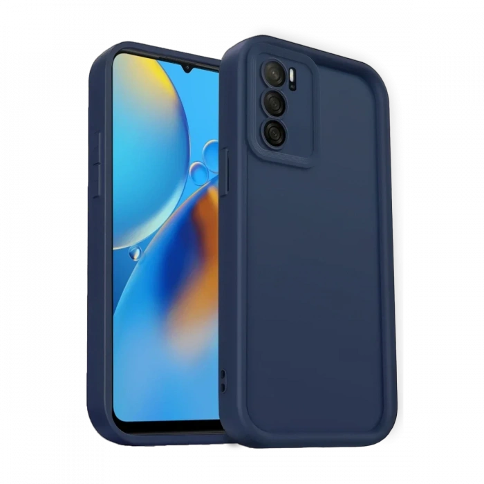 Newface Oppo A16 Kılıf Viera Silikon - Lacivert