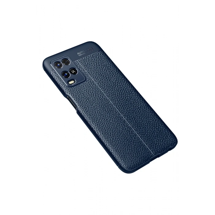 Newface Oppo A54 4G Kılıf Auto Focus Kapak - Lacivert