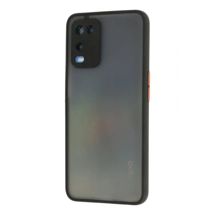 Newface Oppo A54 4G Kılıf Montreal Silikon Kapak - Siyah