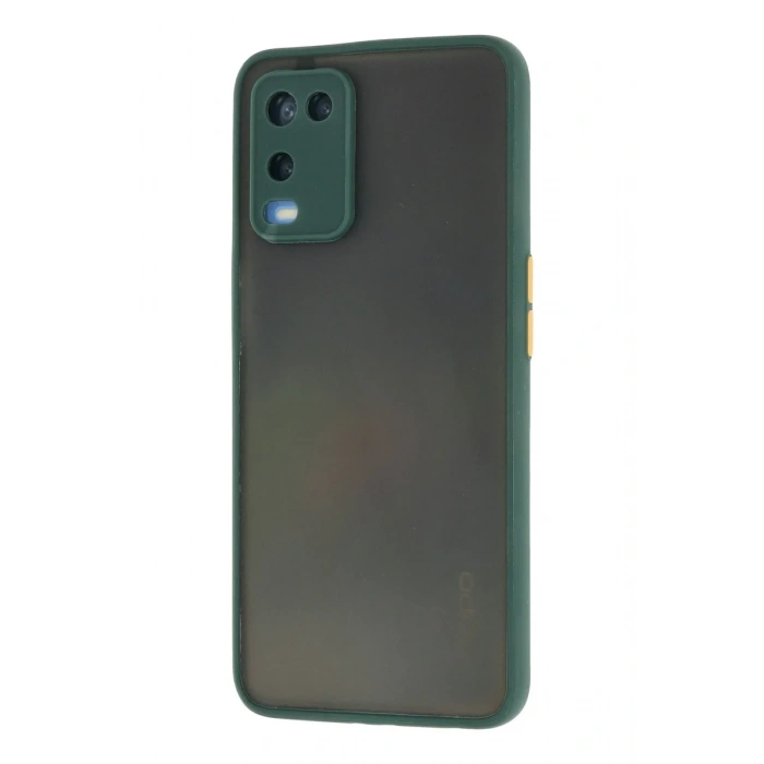 Newface Oppo A54 4G Kılıf Montreal Silikon Kapak - Yeşil