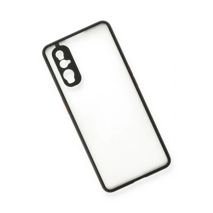 Newface Oppo Find X2 Kılıf Montreal Silikon Kapak - Siyah
