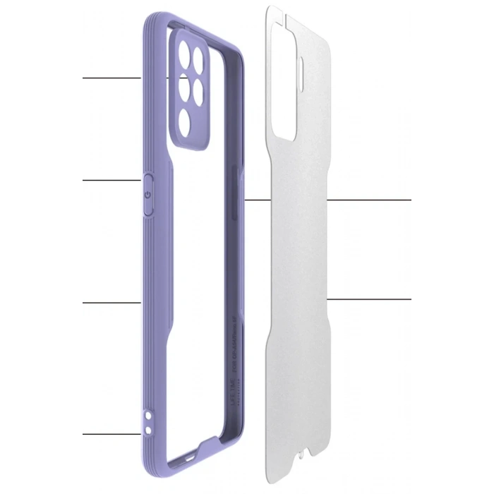 Newface Oppo Reno 5 Lite Kılıf Platin Silikon - Sarı