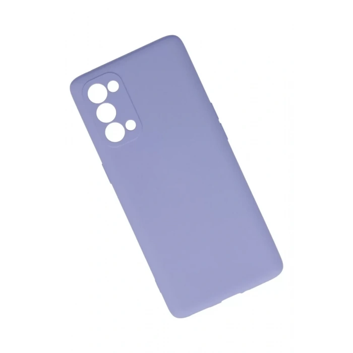 Newface Oppo Reno 5 Pro Kılıf Nano içi Kadife Silikon - Lila