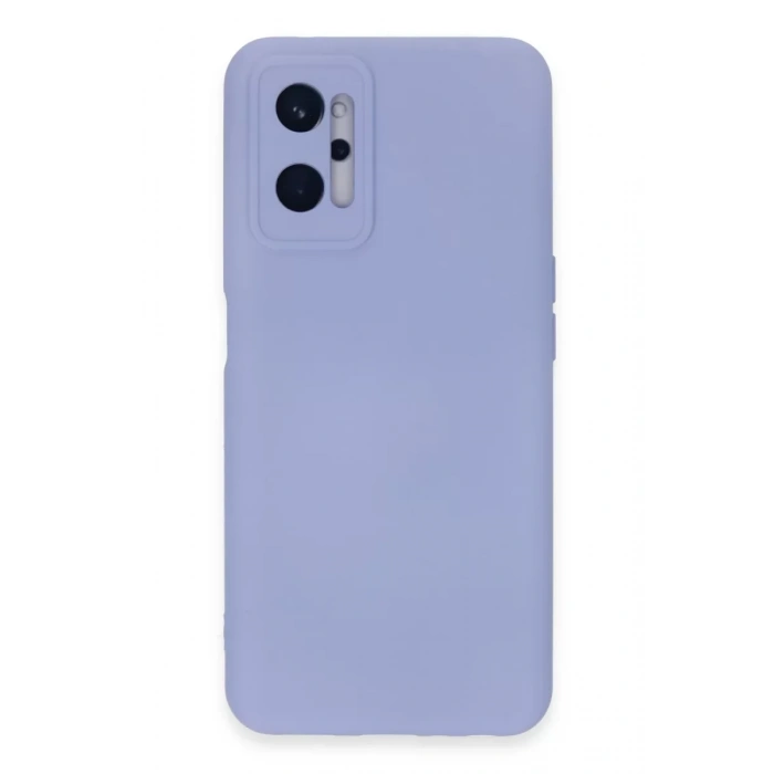 Newface Realme 9i 4G Kılıf Nano içi Kadife Silikon - Lila