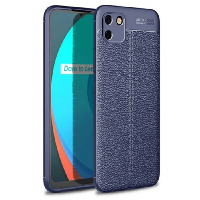 Newface Realme C11 Kılıf Auto Focus Kapak - Lacivert