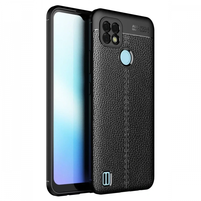 Newface Realme C21 Kılıf Auto Focus Kapak - Siyah