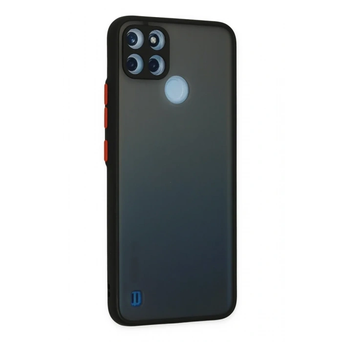 Newface Realme C21Y Kılıf Montreal Silikon Kapak - Siyah
