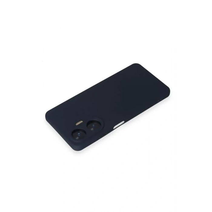 Newface Realme C55 Kılıf Nano içi Kadife Silikon - Lacivert