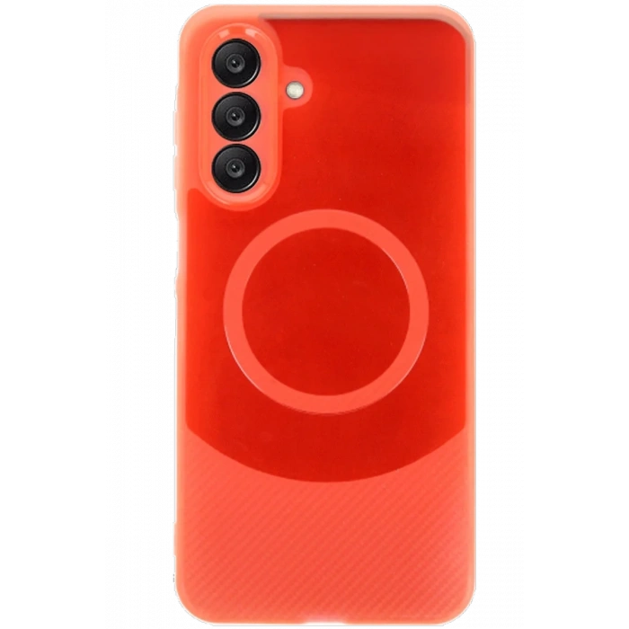 Newface Samsung A16 5G Kılıf Maya Karbon Kapak - Kırmızı
