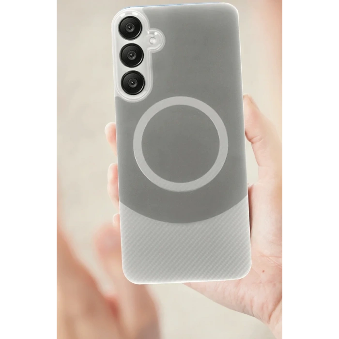 Newface Samsung A26 Kılıf Maya Karbon Kapak - Siyah