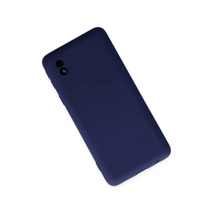 Newface Samsung Galaxy A01 Core Kılıf Nano içi Kadife Silikon - Lacivert